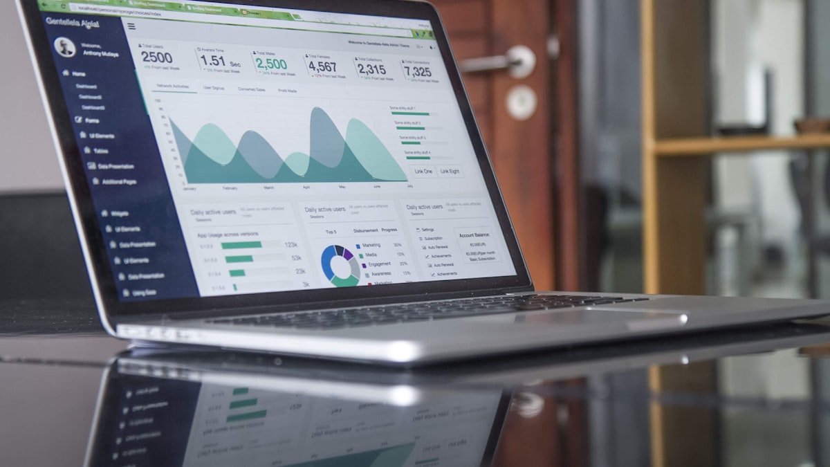 Financial growth analytics graph displaying multi-decade compound investment wealth creation