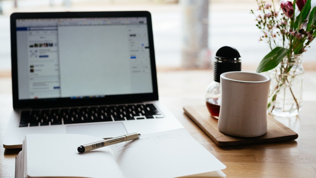 Student studying digital college courses using an online learning management platform